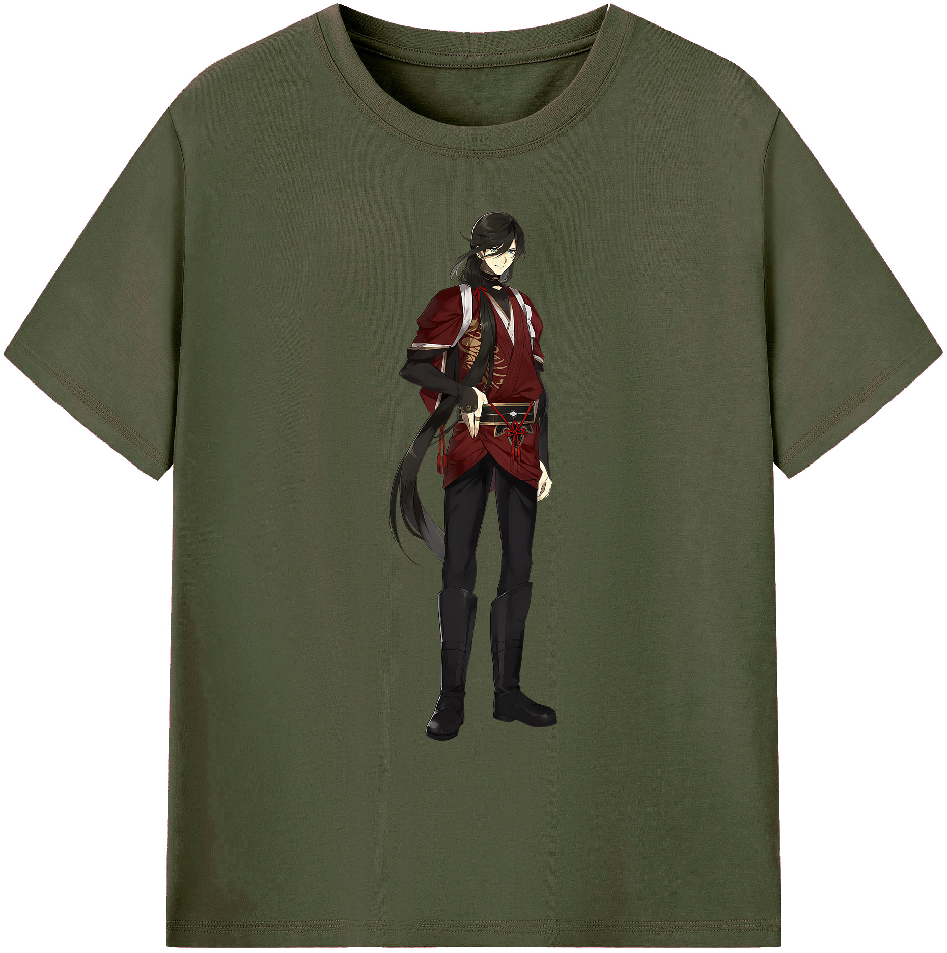 （画像用） 刀剣乱舞 Touken Ranbu 綿100％ メンズ半袖Tシャツ｜肌触りやわらか＆通気性